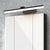 Zeitgenössisches schwarzes LED-Spiegel Badezimmer Vanity Light | Brehn