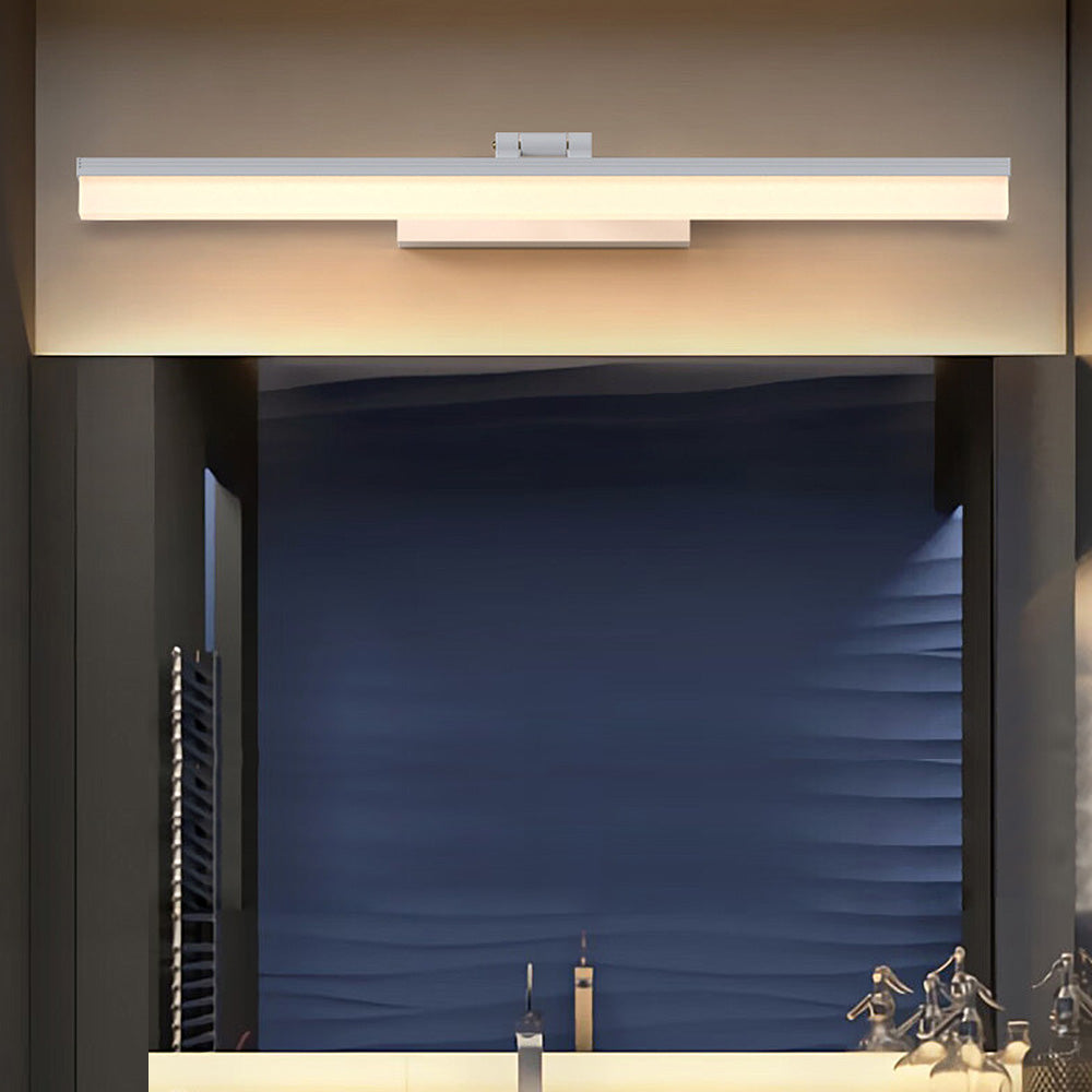 Zeitgenössisches schwarzes LED-Spiegel Badezimmer Vanity Light | Brehn