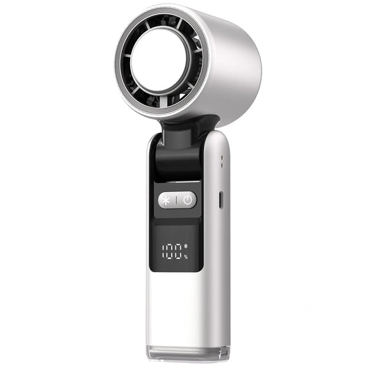 HandyFan Pro - Tragbarer Faltventilator mit Digitalanzeige und 4000mAh Batterie | Brehn