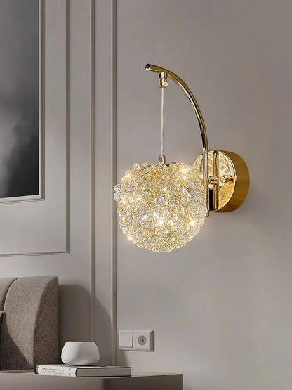 Brehn | Luxuriöse Wandleuchte aus Kristall - Raffinierte Beleuchtung für Ihr Interieur