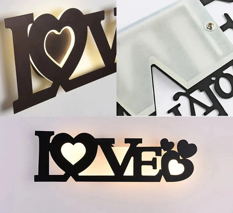 Moderne LED-Buchstabenlampe zur Wandmontage – Dekoratives Licht für Wohn- und Büros | Brehn