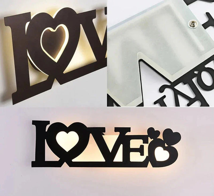 Moderne LED-Buchstabenlampe zur Wandmontage – Dekoratives Licht für Wohn- und Büros | Brehn