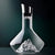 Brehn | "Eisberg" Wein-Dekanter & Distributor | Handgefertigtes bleifreies Kristallglas | Belüftungs- & Filtersystem | Elegante Servierkaraffe für Rotwein | 1500ml Luxus-Design