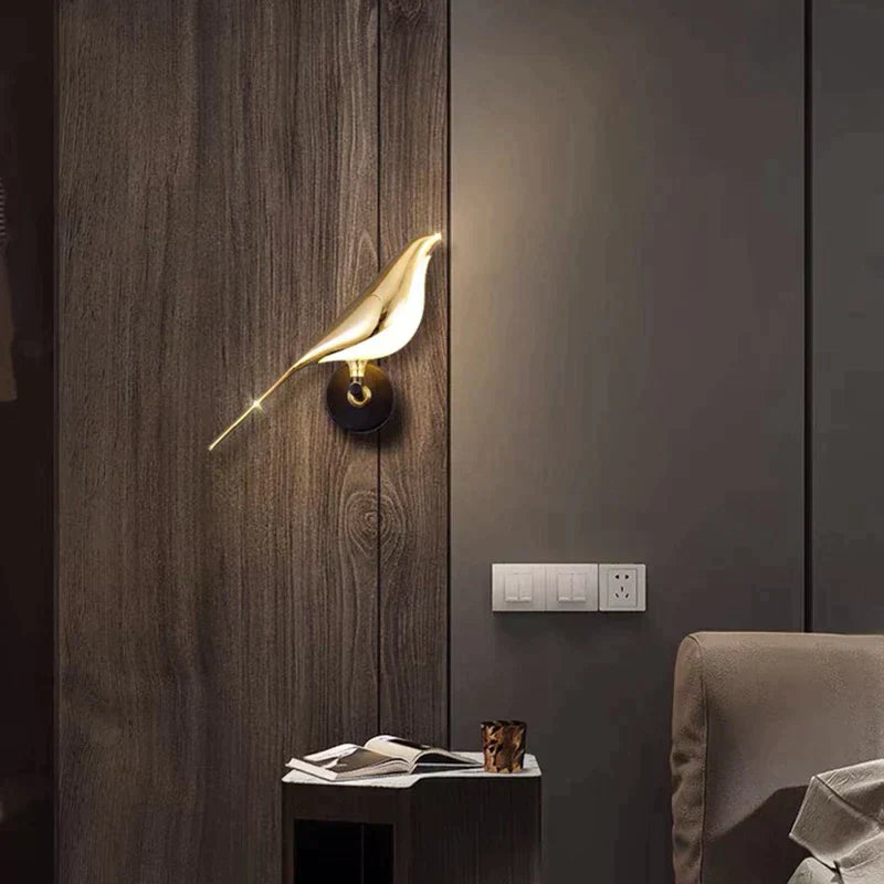 LumiBird Nordic LED Vogel Wandlampe - Elegantes Licht für Ihren Raum | Brehn