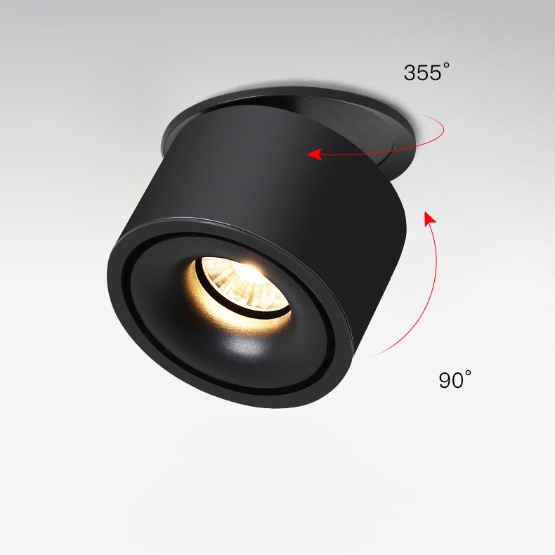 Brehn | Verstellbare Zylinder Einbau LED Deckenlampe