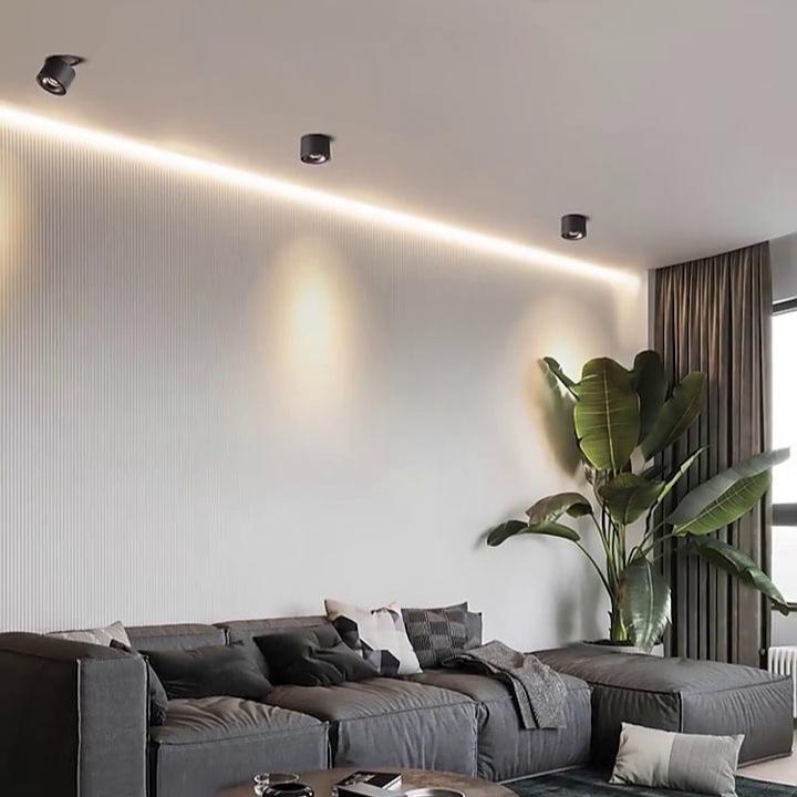 Brehn | Verstellbare Zylinder Einbau LED Deckenlampe