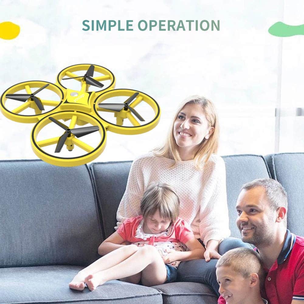 Drohne - handgesteuert -Quadrocopter (Gyro &amp; LED) | Brehn