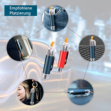 Brehn | Multifunktionaler vollautomatischer Rettungshammer für Fahrzeuge
