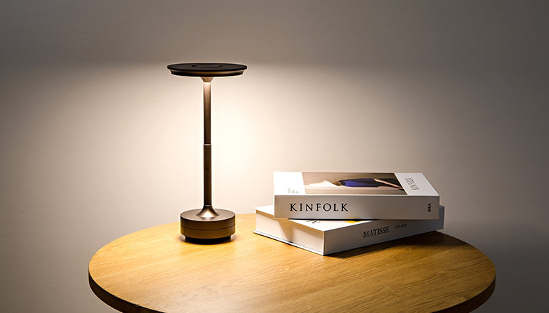 ClarityGlow Luxus Edition | Kabellose LED Tischlampe | Brehn