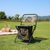 Zeitgenössischer Industrie Rechteckiger Oxford-Stoff Stahlrohr Klappstuhl Rückenlehne Armlehnlos Für Garten & Outdoor Terrasse | Brehn