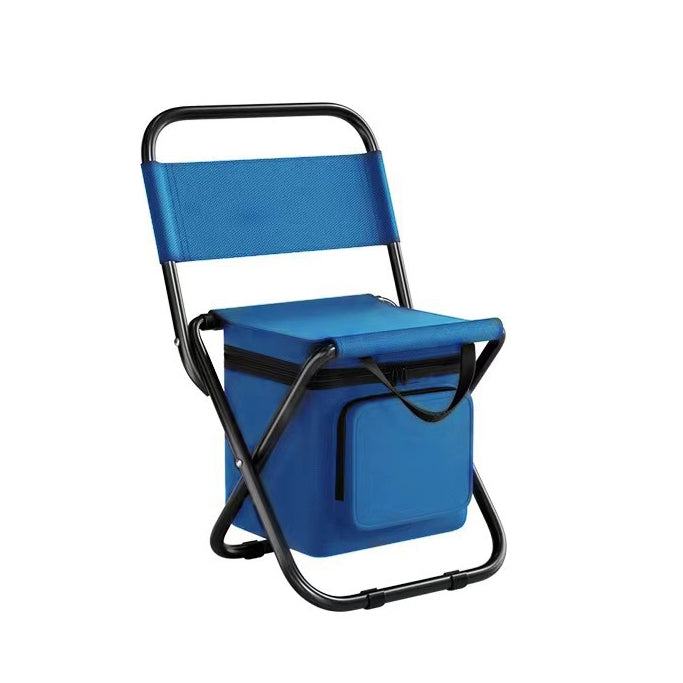 Zeitgenössischer Industrie Rechteckiger Oxford-Stoff Stahlrohr Klappstuhl Rückenlehne Armlehnlos Für Garten & Outdoor Terrasse | Brehn