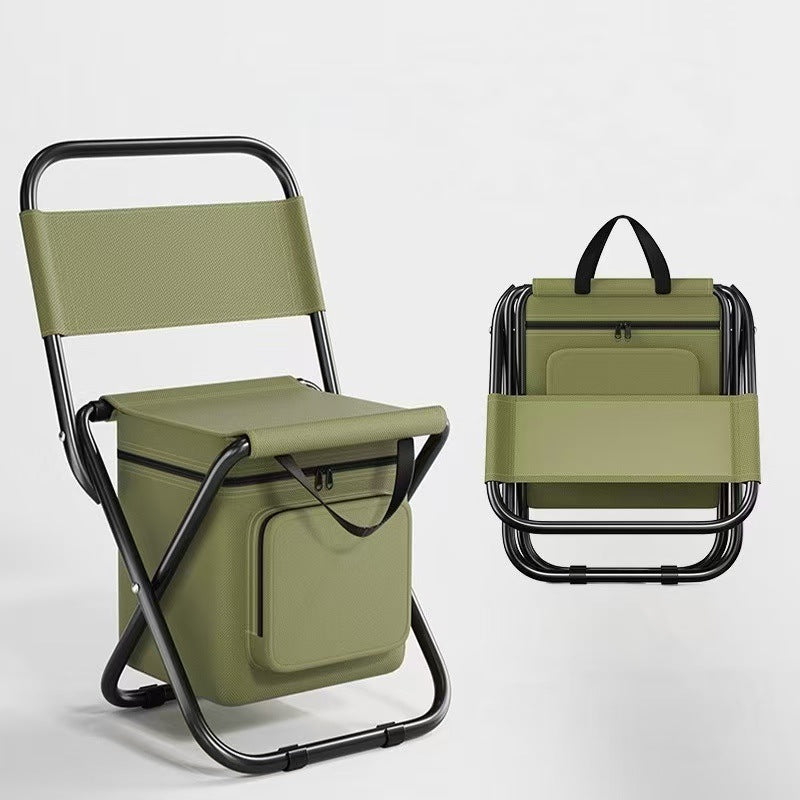 Zeitgenössischer Industrie Rechteckiger Oxford-Stoff Stahlrohr Klappstuhl Rückenlehne Armlehnlos Für Garten & Outdoor Terrasse | Brehn