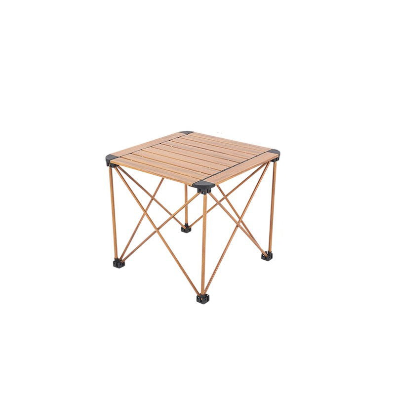 Moderne Einfachheit Quadrat Rechteck Aluminium Eisen Outdoor Faltbarer Camping Kaffeetisch 1-Stufig Für Garten | Brehn