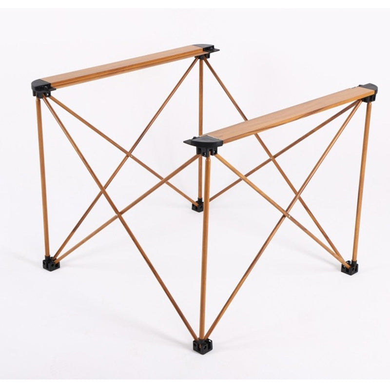 Moderne Einfachheit Quadrat Rechteck Aluminium Eisen Outdoor Faltbarer Camping Kaffeetisch 1-Stufig Für Garten | Brehn