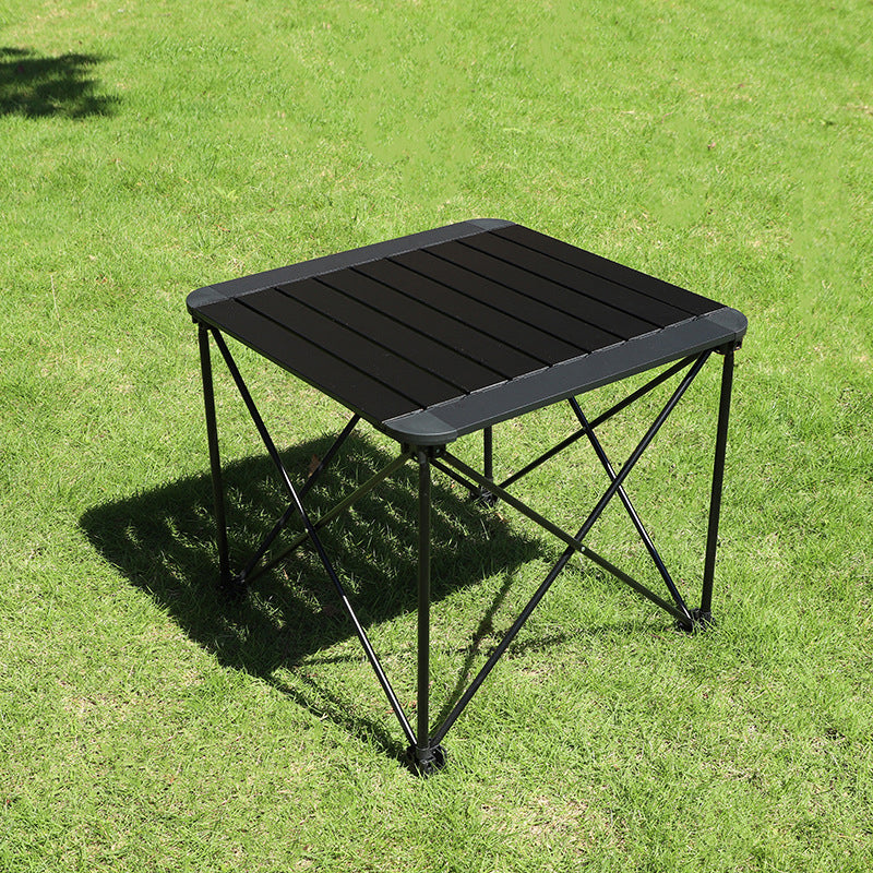 Moderne Einfachheit Quadrat Rechteck Aluminium Eisen Outdoor Faltbarer Camping Kaffeetisch 1-Stufig Für Garten | Brehn