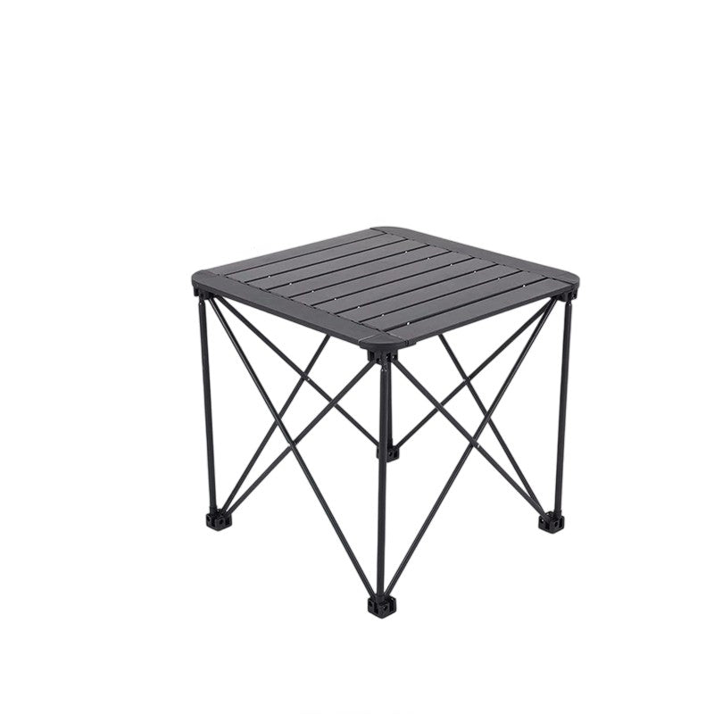 Moderne Einfachheit Quadrat Rechteck Aluminium Eisen Outdoor Faltbarer Camping Kaffeetisch 1-Stufig Für Garten | Brehn