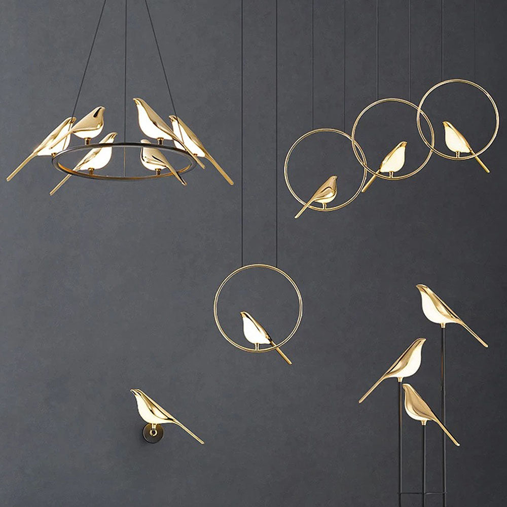 Brehn | BirdLume Licht – Einzigartige LED Pendelleuchte mit Vogel-Design
