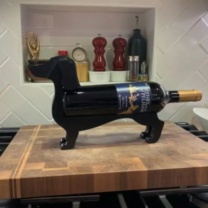 Dachshund Weinflaschenhalter – Einzigartiger, Dekorativer Weinhalter