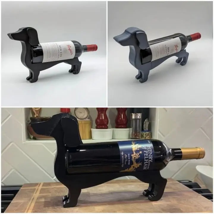 Dachshund Weinflaschenhalter – Einzigartiger, Dekorativer Weinhalter