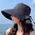 Brehn | SUNNY | Damen Sonnenhut für die Sonne | Breite Krempe UV Nackenschutz | Solar Strandhut Frau