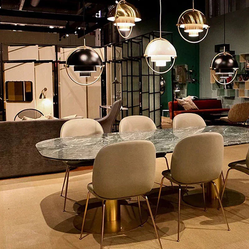 Moderne Dänische Eisen-Pendelleuchte – Minimalistisches Industriedesign für Esszimmer und Wohnzimmer | Brehn