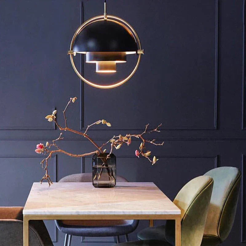 Moderne Dänische Eisen-Pendelleuchte – Minimalistisches Industriedesign für Esszimmer und Wohnzimmer | Brehn
