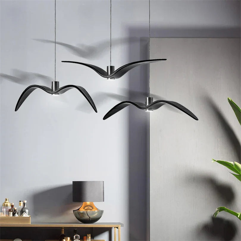 Moderne Designer-Vogelleuchte – Kreative Pendelleuchte für Wohnzimmer oder Esszimmer | Brehn