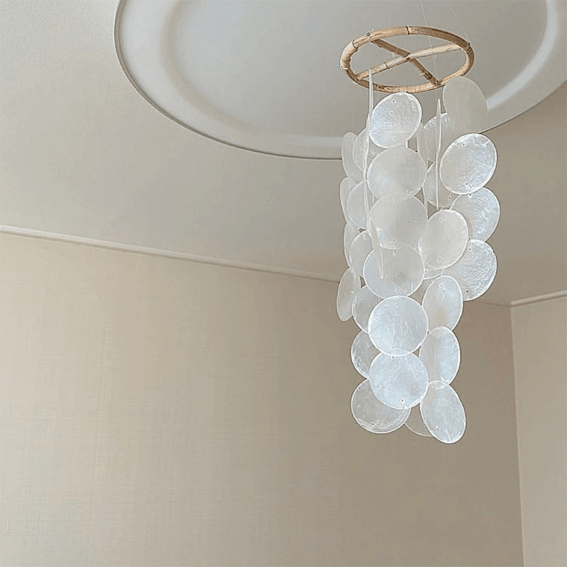 Handgefertigtes Windspiel von ShellDreams fürs Babyzimmer | Muschel-Mobile | Beruhigende Klänge