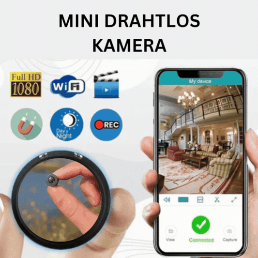BowLift | Mini WLAN Surveillance Camera 1080P HD | Discreet Security for Your Home