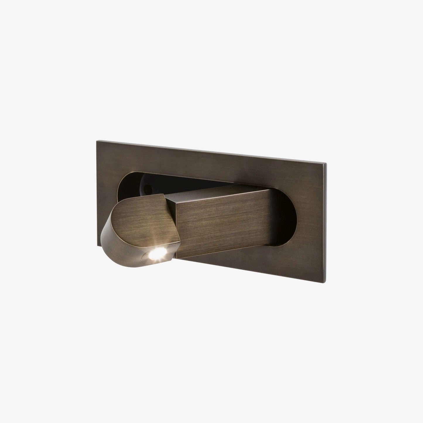 Verstellbare LED-Wandleseleuchte am Bett