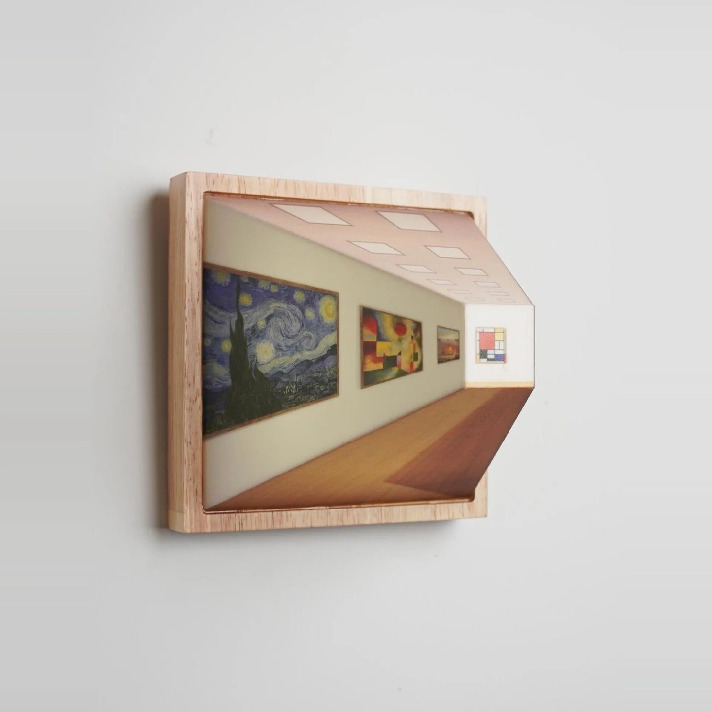 Brehn | DimenLamp - 3D LED Lampe - Moderne Wanddekoration - Einzigartige Geschenkidee