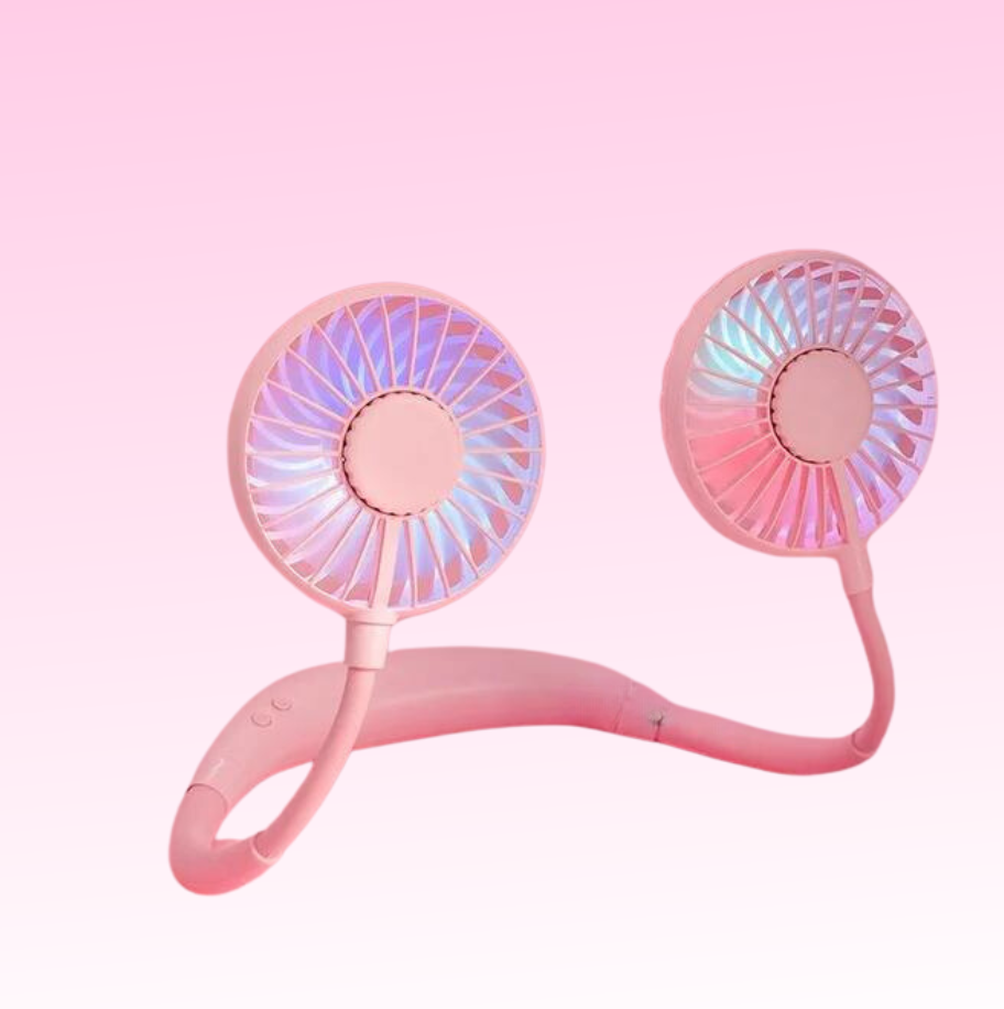 Brehn | Tragbarer Dual-Halsventilator mit USB