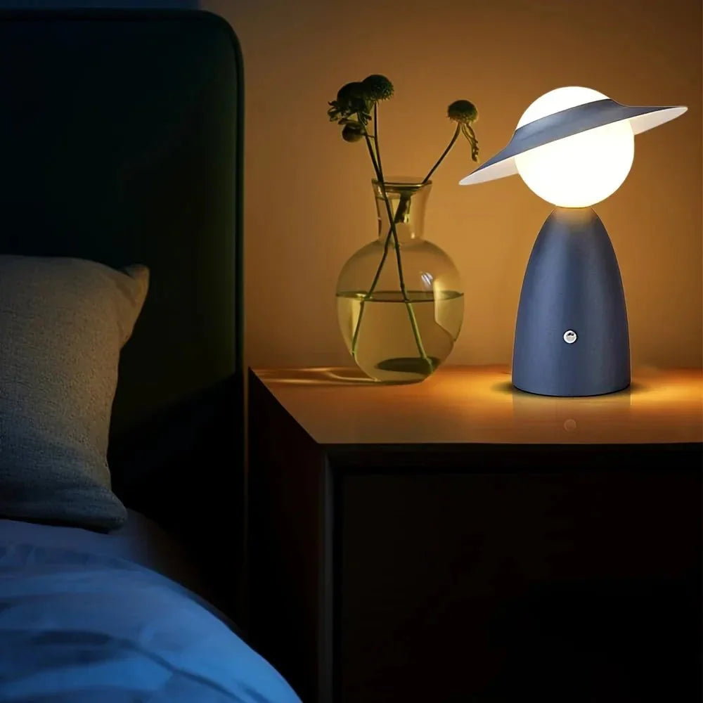 Brehn | LumeVibe - USB LED Lampe - Modernes Design - Touch-Dimmer - Schreibtisch und Schlafzimmer