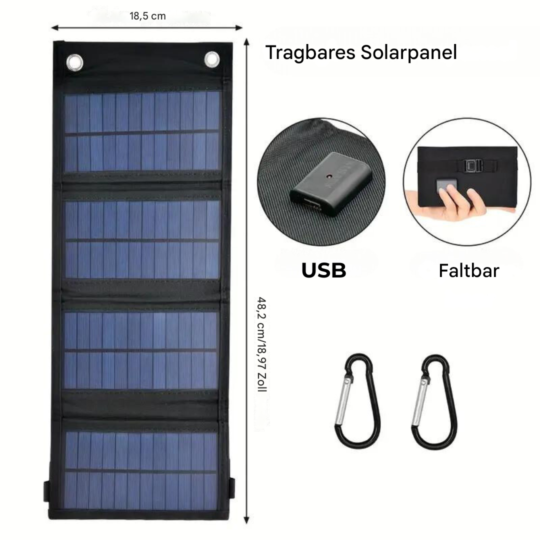 Brehn | Faltbare Solar Power Bank - SolarMate