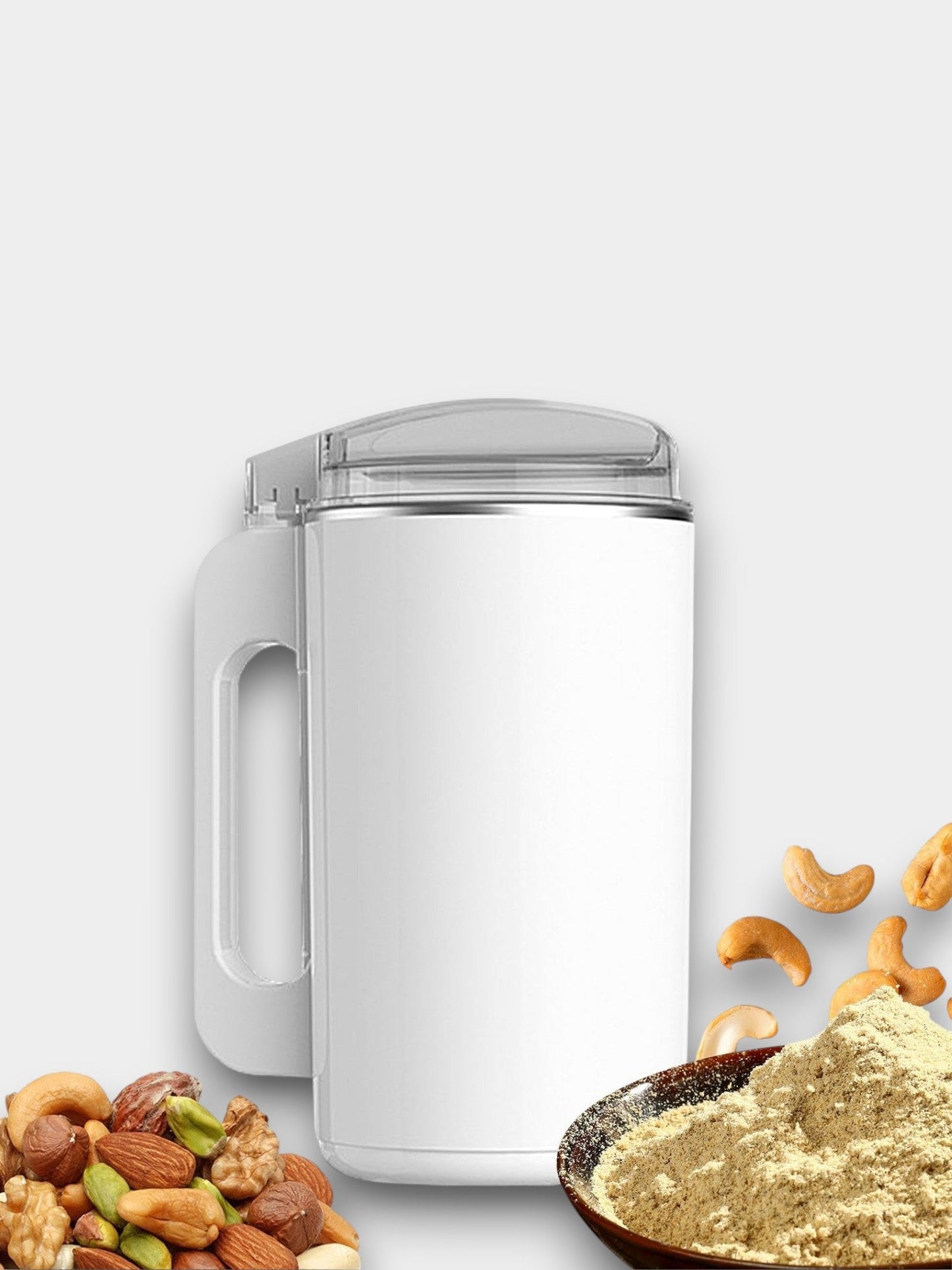 Tragbarer Elektrischer Kaffeemühle 600 ml – Kaffeemühlen mit Sicherheitsmechanismus und Edelstahlmessern | Brehn