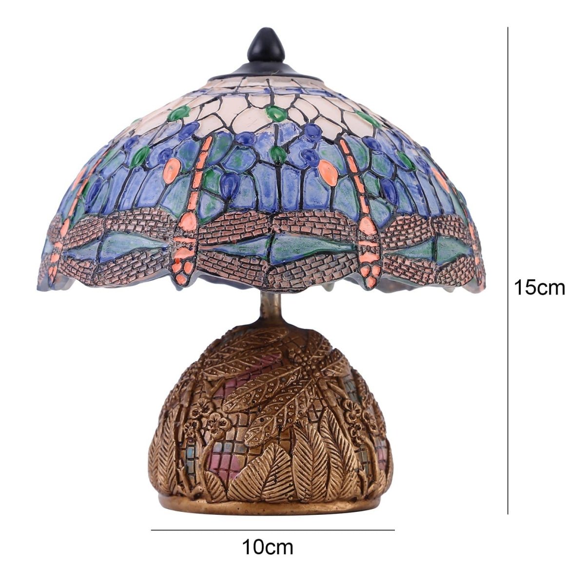 Vintage-Dragonfly-Lampe - Florale Eleganz und Sanftheit | Brehn