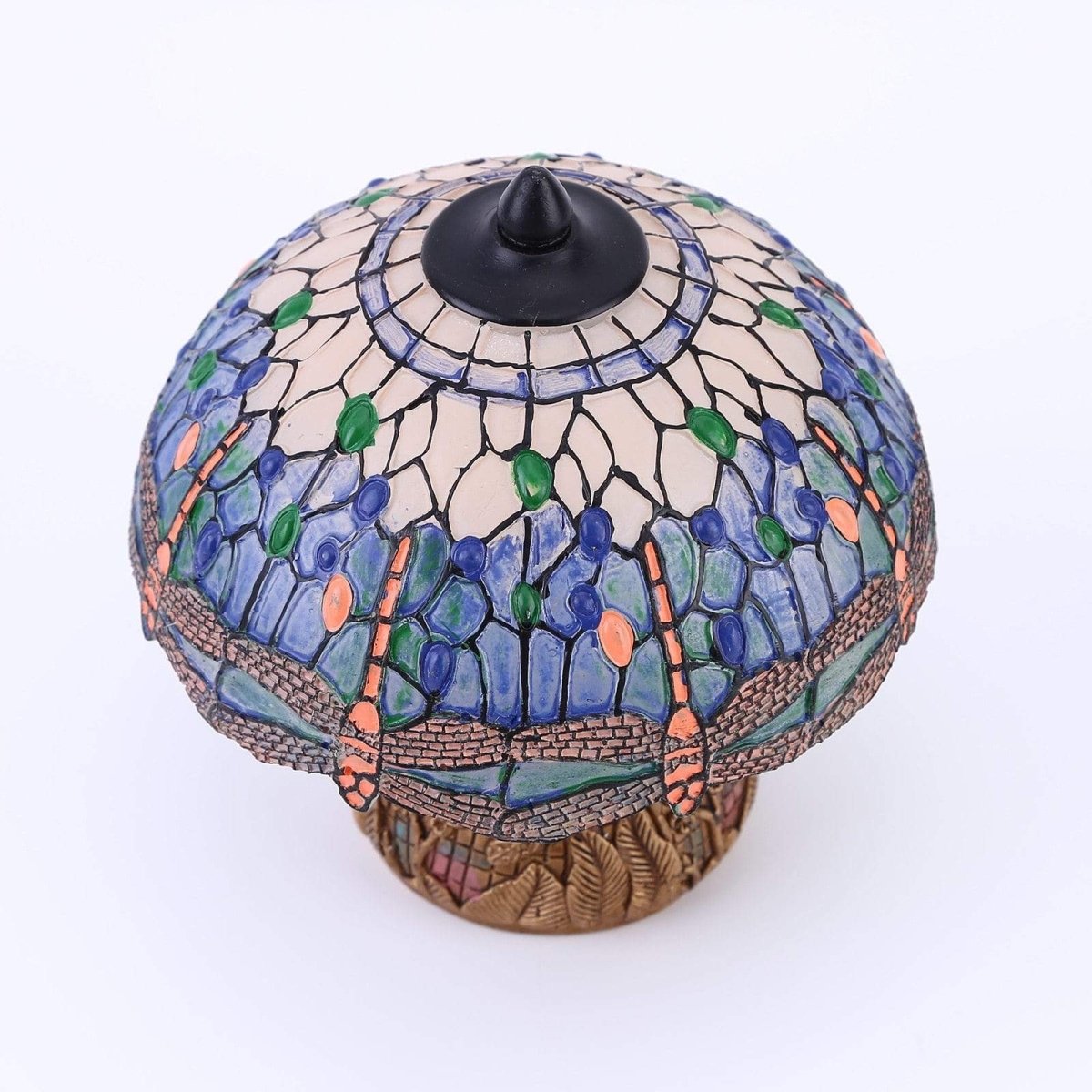 Vintage-Dragonfly-Lampe - Florale Eleganz und Sanftheit | Brehn
