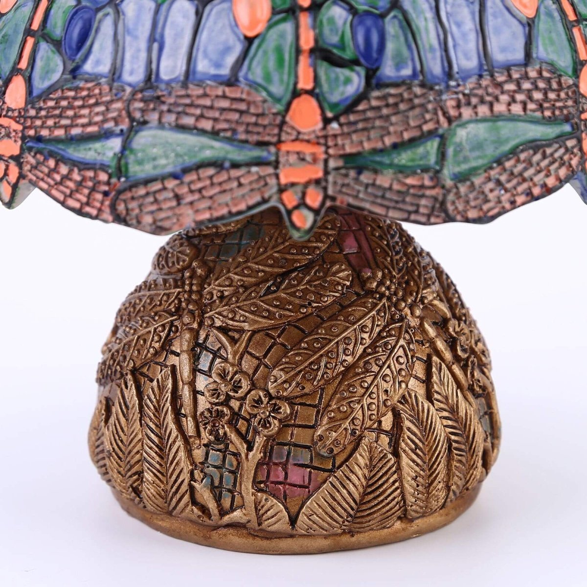 Vintage-Dragonfly-Lampe - Florale Eleganz und Sanftheit | Brehn