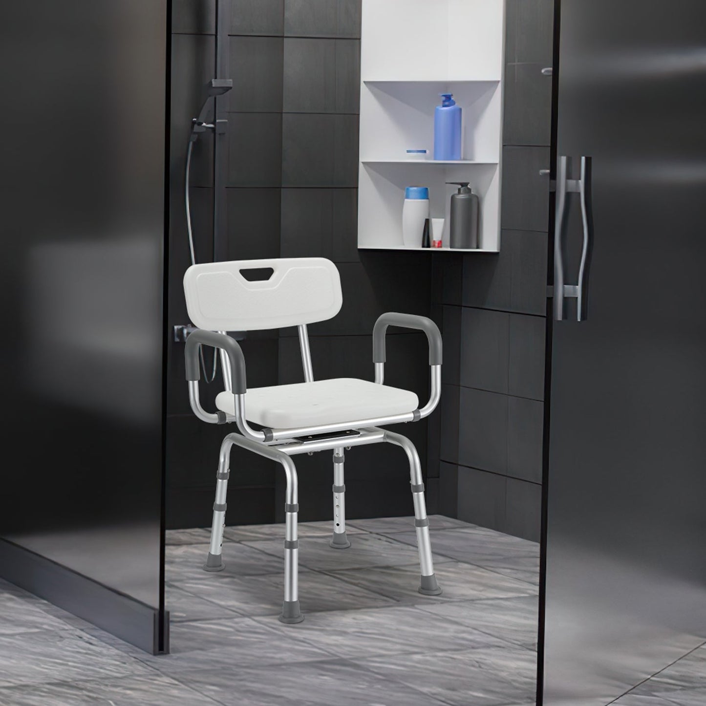 Duschstuhl Duschhocker 360°Drehbarer | Brehn