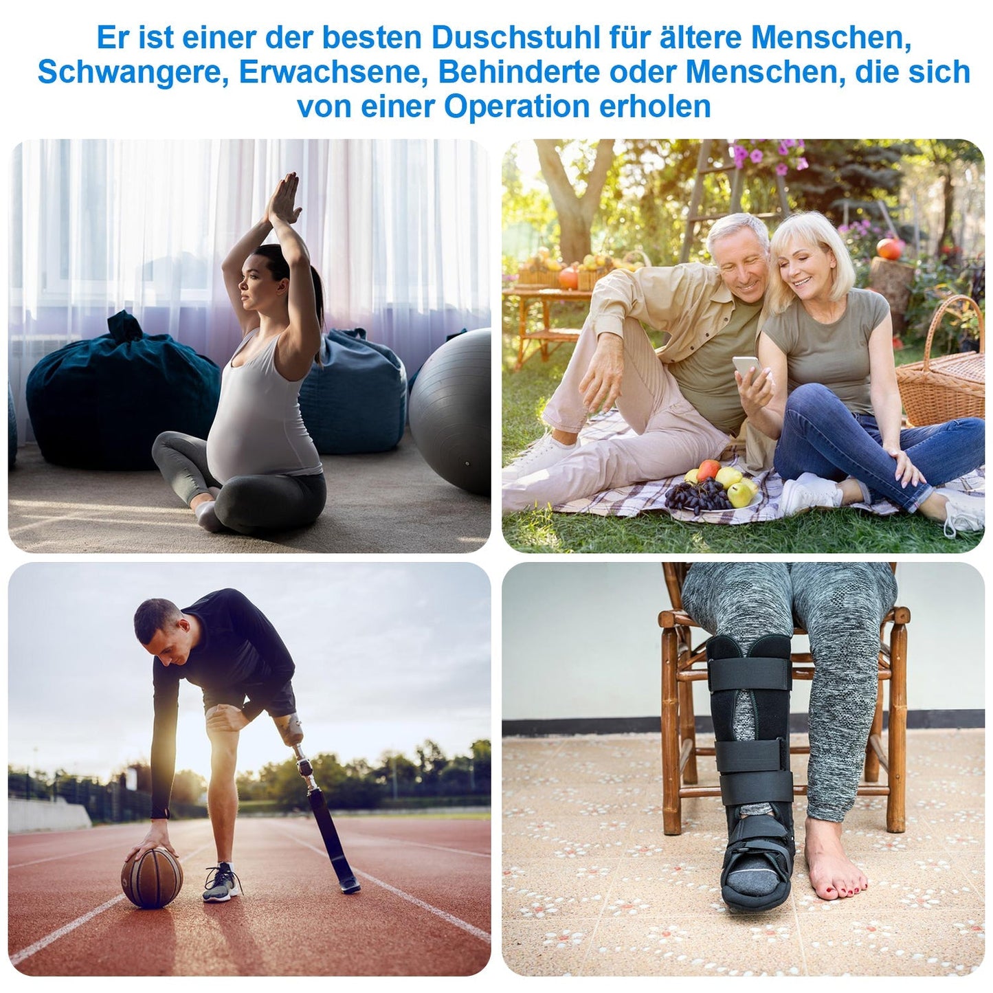 Duschstuhl Duschhocker 360°Drehbarer | Brehn