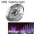 18W Landschaft Farbwechselring LED Edelstahl Unterwasserbrunnenlicht (Bunt)