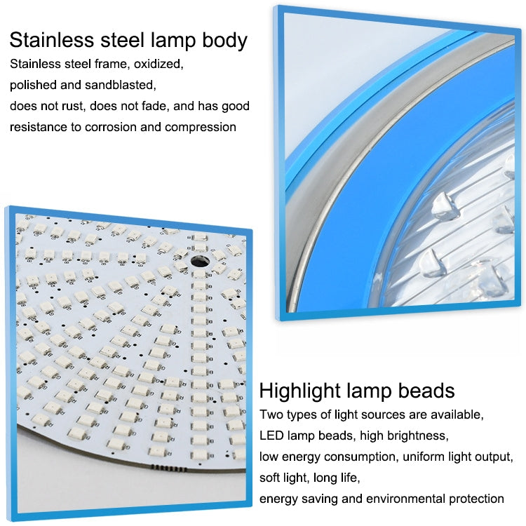 18W LED Edelstahl Wandmontage Poolleuchte Landschaft Unterwasserleuchte (Farbiges Licht)