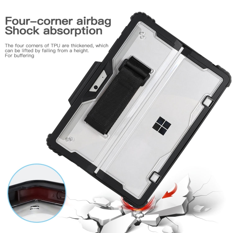 Brehn | Für MicroSoft Surface Pro 4 / 5 / 6 / 7 / 7+ Acrylltransparente Hand- und Schultergurt Laptop-Hülle