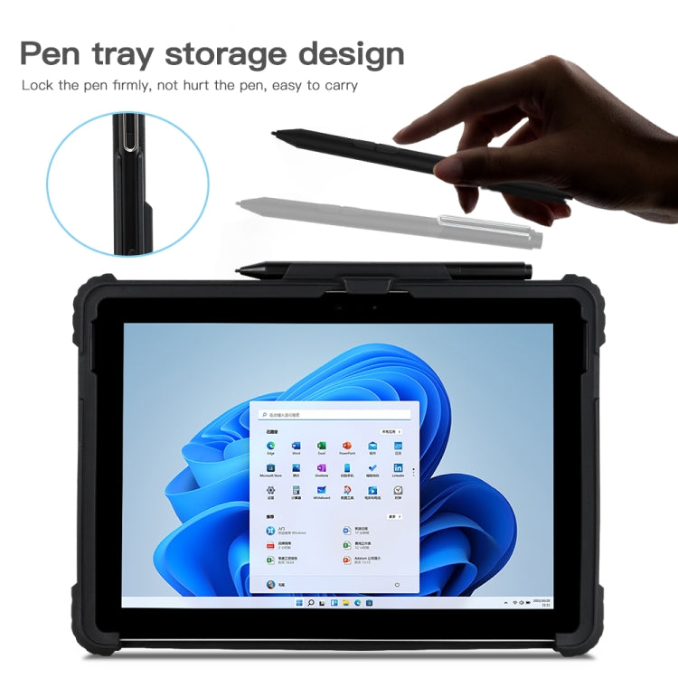 Brehn | Für MicroSoft Surface Pro 4 / 5 / 6 / 7 / 7+ Acrylltransparente Hand- und Schultergurt Laptop-Hülle