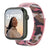 Brehn | Frerndorf | Nylon Loop-Uhrenarmband für Apple Watch Ultra 49mm & Watch Ultra 2 49mm / Series 9 & 8 & 7 45mm / SE 3 & SE 2 & 6 & SE & 5 & 4 44mm / 3 & 2 & 1 42mm (Rosa Camouflage)