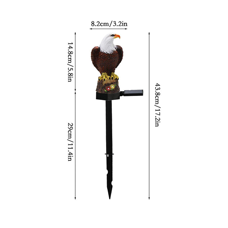 Brehn | Adlerfigur Garten Solar Post