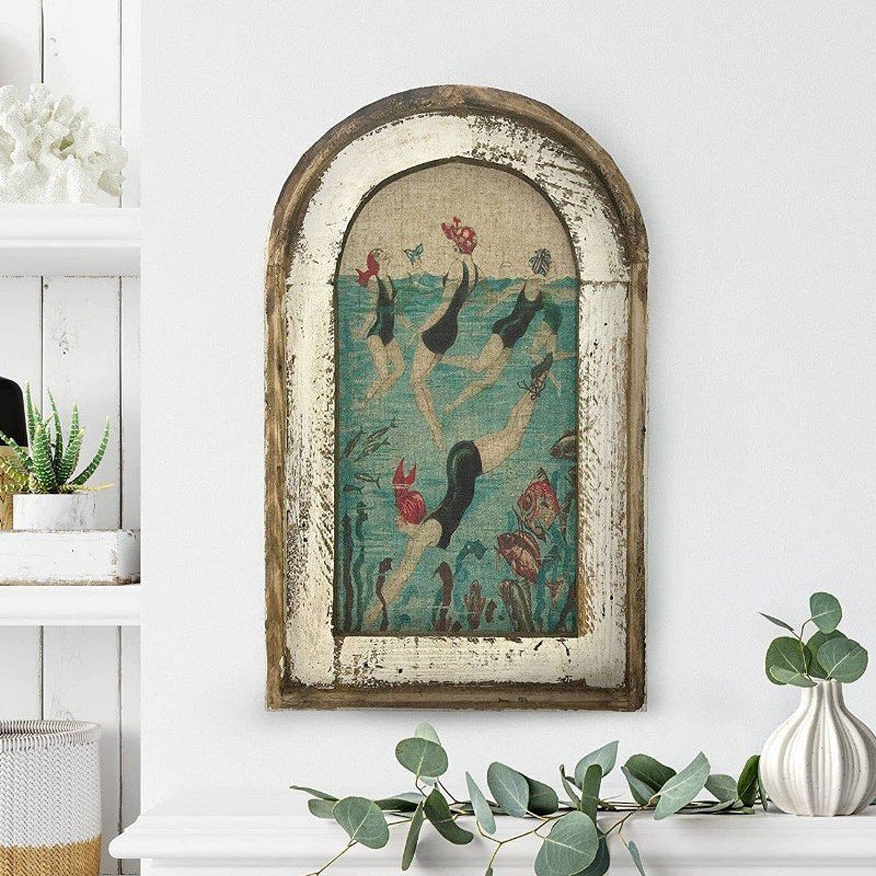 Brehn | Fantasievolle Vintage Eingangsmural