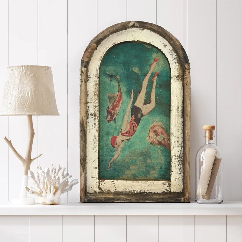 Brehn | Fantasievolle Vintage Eingangsmural