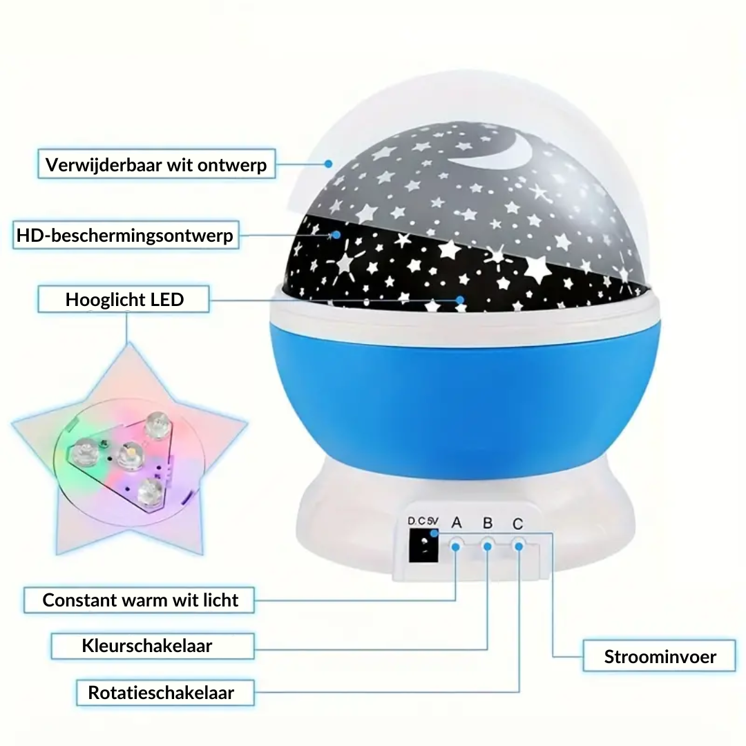 DreamStar - Verzaubernder Sternprojektor für Kinder | Brehn