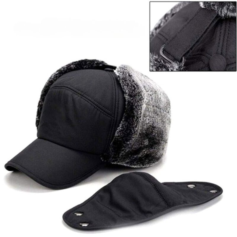 Brehn | LuxGuard winddichtes Beanie mit Ohrenschutz | Schützt stilvoll gegen Wind und Kälte